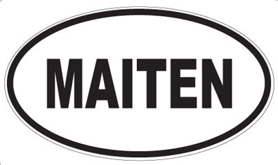 MAITEN - Oval Magnet