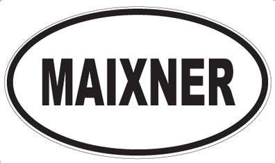 MAIXNER - Oval Sticker