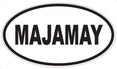MAJAMAY - Oval Magnet