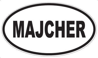 MAJCHER - Oval Magnet