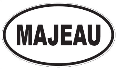 MAJEAU - Oval Magnet