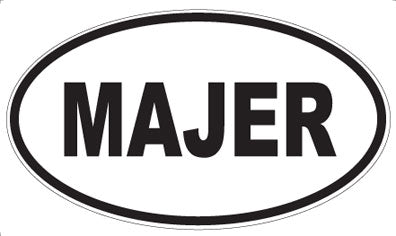 MAJER - Oval Magnet