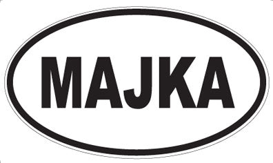 MAJKA - Oval Magnet