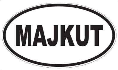 MAJKUT - Oval Sticker