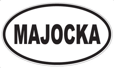 MAJOCKA - Oval Sticker