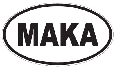 MAKA - Oval Sticker