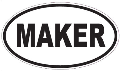MAKER - Oval Magnet