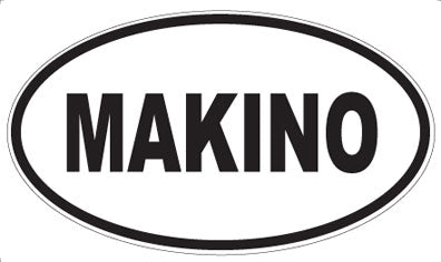 MAKINO - Oval Sticker