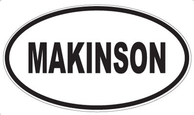 MAKINSON - Oval Magnet