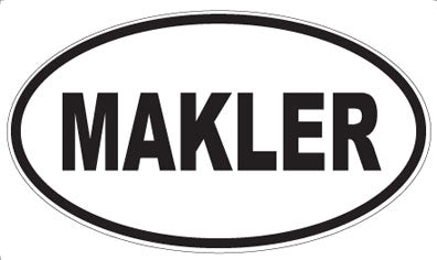 MAKLER - Oval Magnet