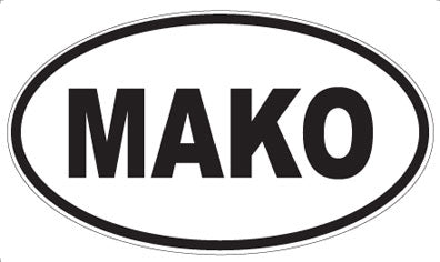 MAKO - Oval Magnet