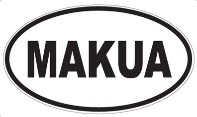 MAKUA - Oval Magnet
