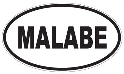 MALABE - Oval Sticker