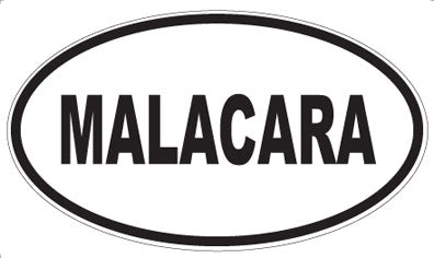 MALACARA - Oval Sticker
