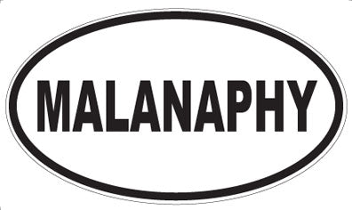 MALANAPHY - Oval Magnet