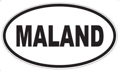 MALAND - Oval Sticker