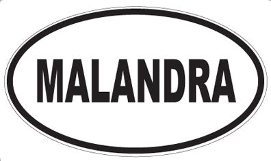 MALANDRA - Oval Sticker