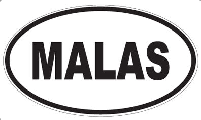 MALAS - Oval Magnet