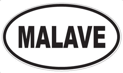 MALAVE - Oval Sticker
