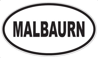 MALBAURN - Oval Magnet