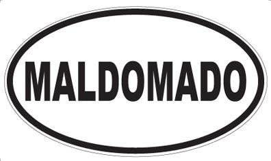 MALDOMADO - Oval Magnet