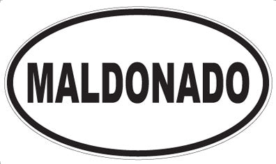 MALDONADO - Oval Magnet