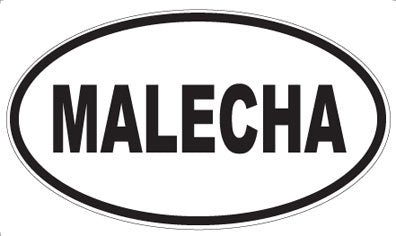 MALECHA - Oval Magnet