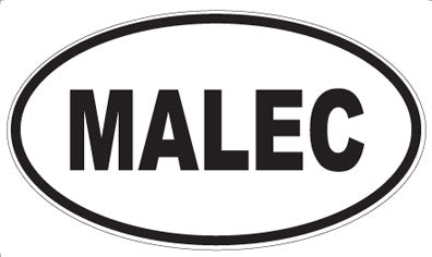 MALEC - Oval Magnet