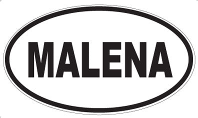 MALENA - Oval Magnet