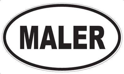 MALER - Oval Magnet