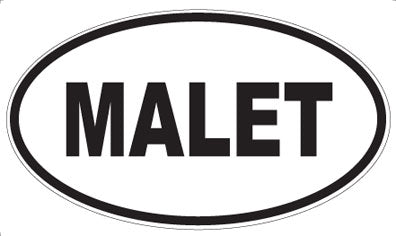 MALET - Oval Sticker