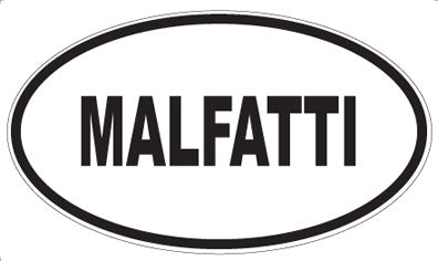 MALFATTI - Oval Magnet