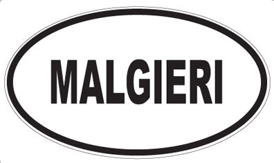 MALGIERI - Oval Magnet