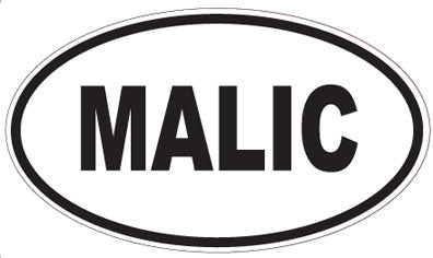 MALIC - Oval Magnet