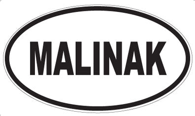 MALINAK - Oval Magnet