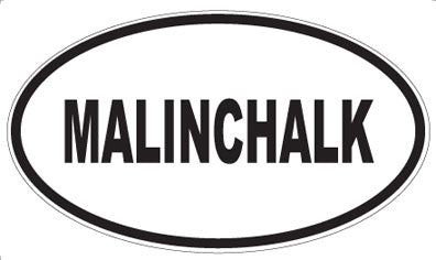 MALINCHALK - Oval Magnet