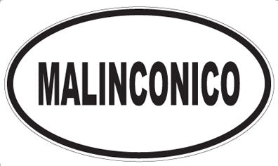 MALINCONICO - Oval Magnet