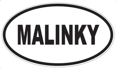 MALINKY - Oval Magnet