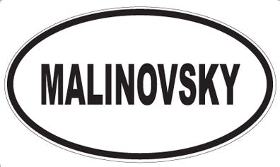 MALINOVSKY - Oval Magnet