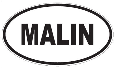 MALIN - Oval Magnet