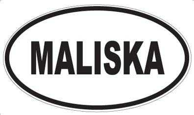 MALISKA - Oval Magnet