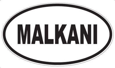 MALKANI - Oval Magnet
