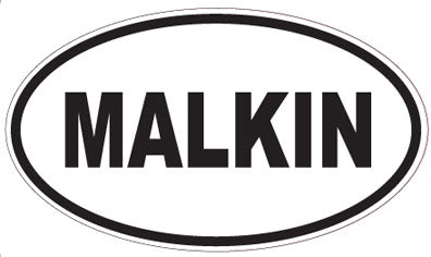 MALKIN - Oval Sticker