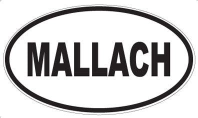 MALLACH - Oval Magnet