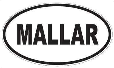 MALLAR - Oval Magnet