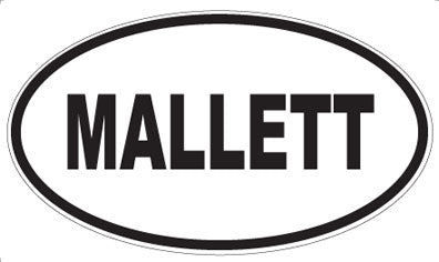 MALLETT - Oval Magnet
