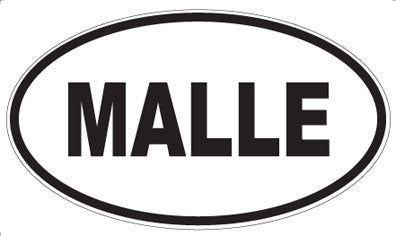 MALLE - Oval Magnet