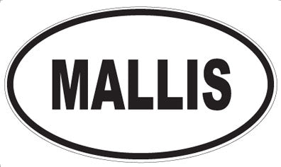 MALLIS - Oval Magnet