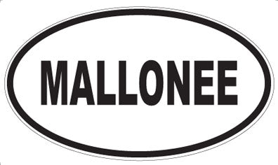 MALLONEE - Oval Magnet