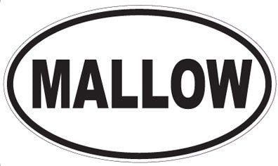 MALLOW - Oval Sticker